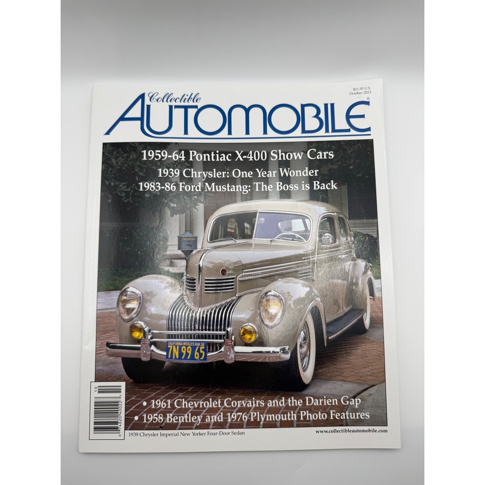 COLLECTIBLE AUTOMOBILE Magazine - October 2023 PONTIAC X-400 Corvair (10.23)